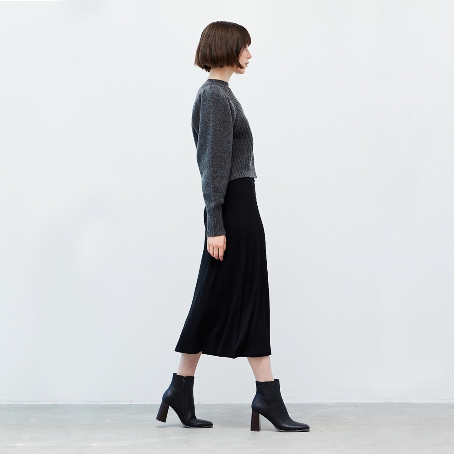 Sweater With Puff Sleeves