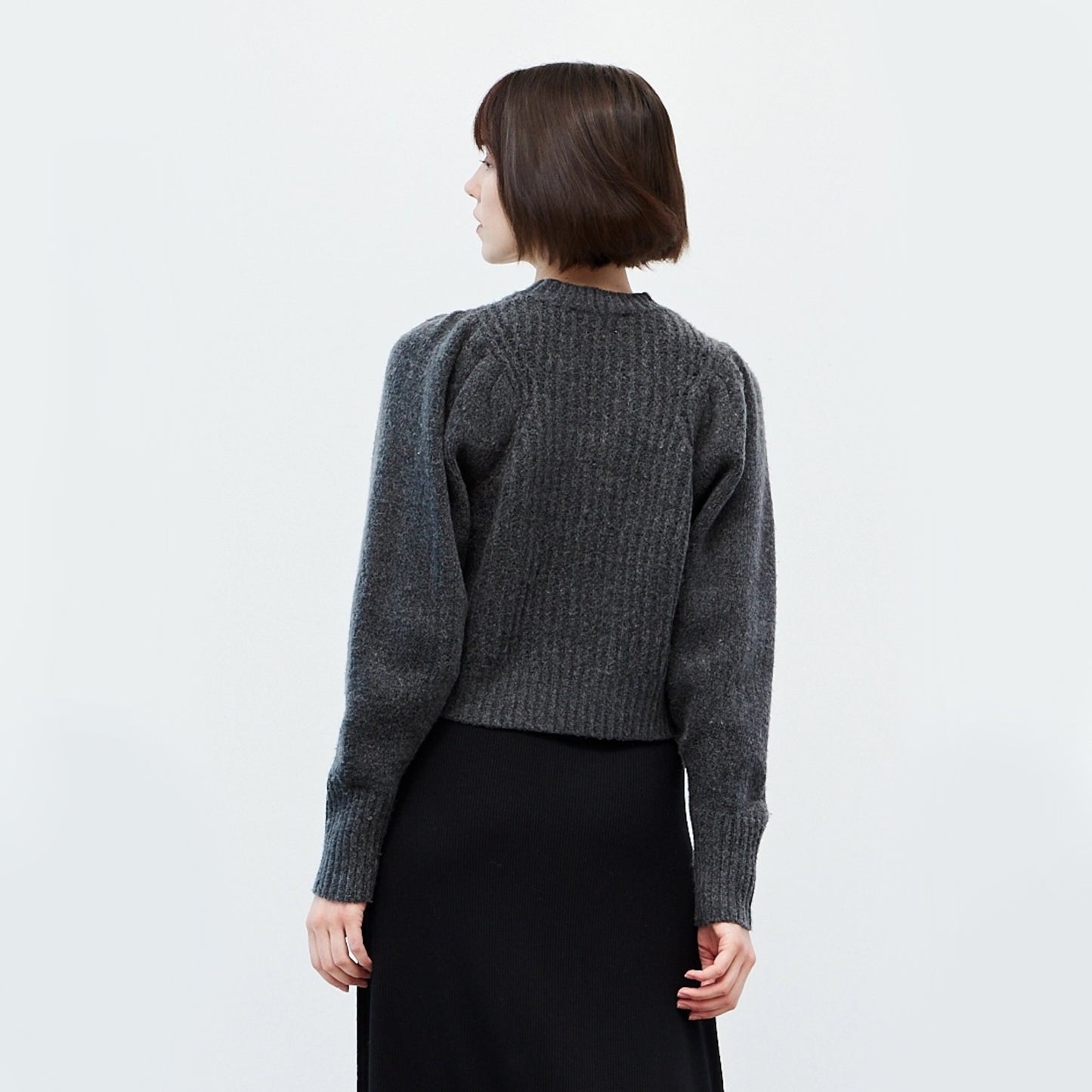 Sweater With Puff Sleeves