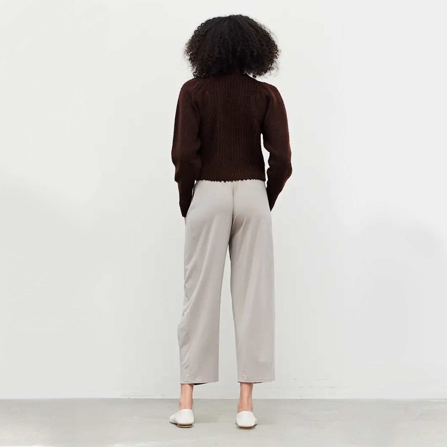Sweater With Puff Sleeves