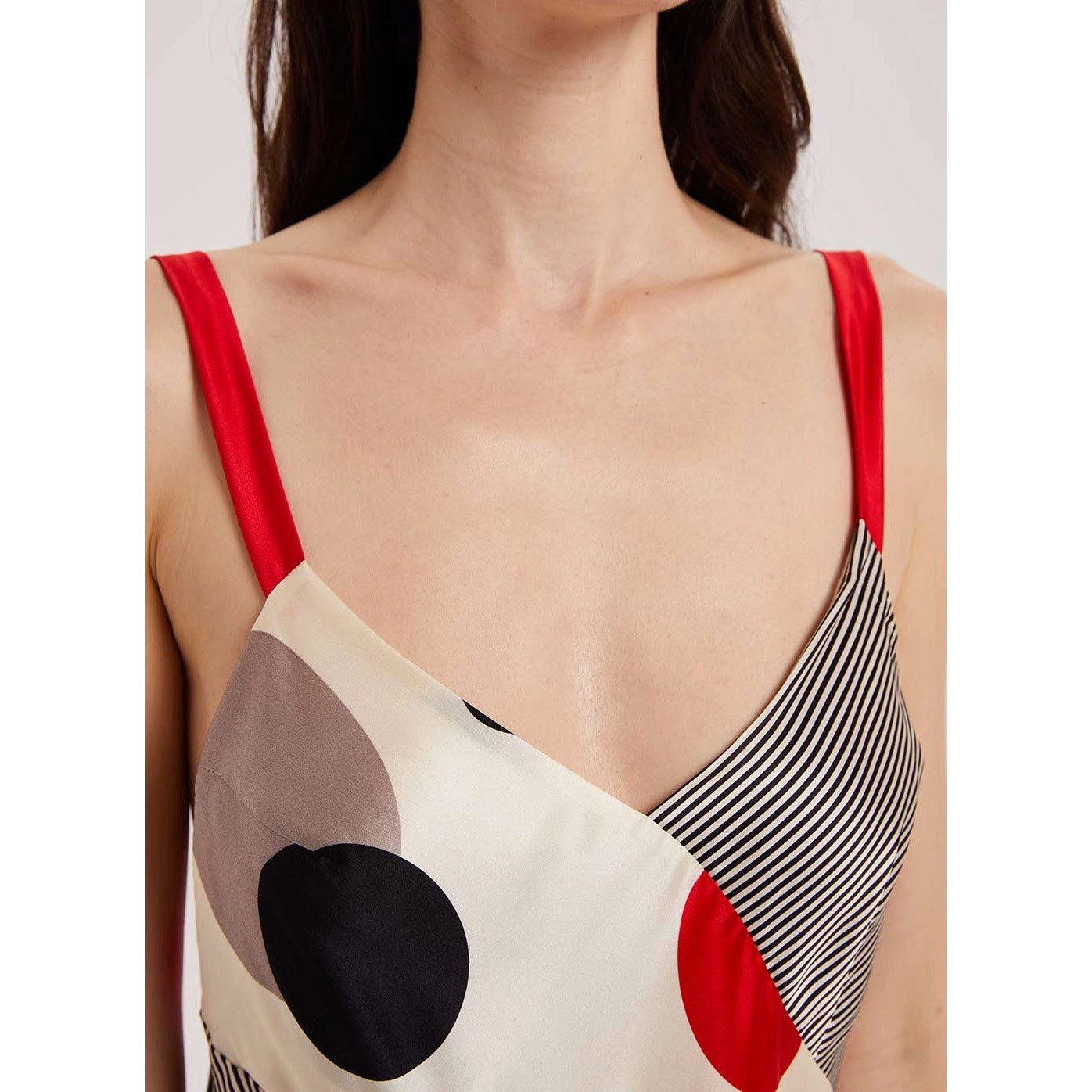 Polka dot Silk Dress