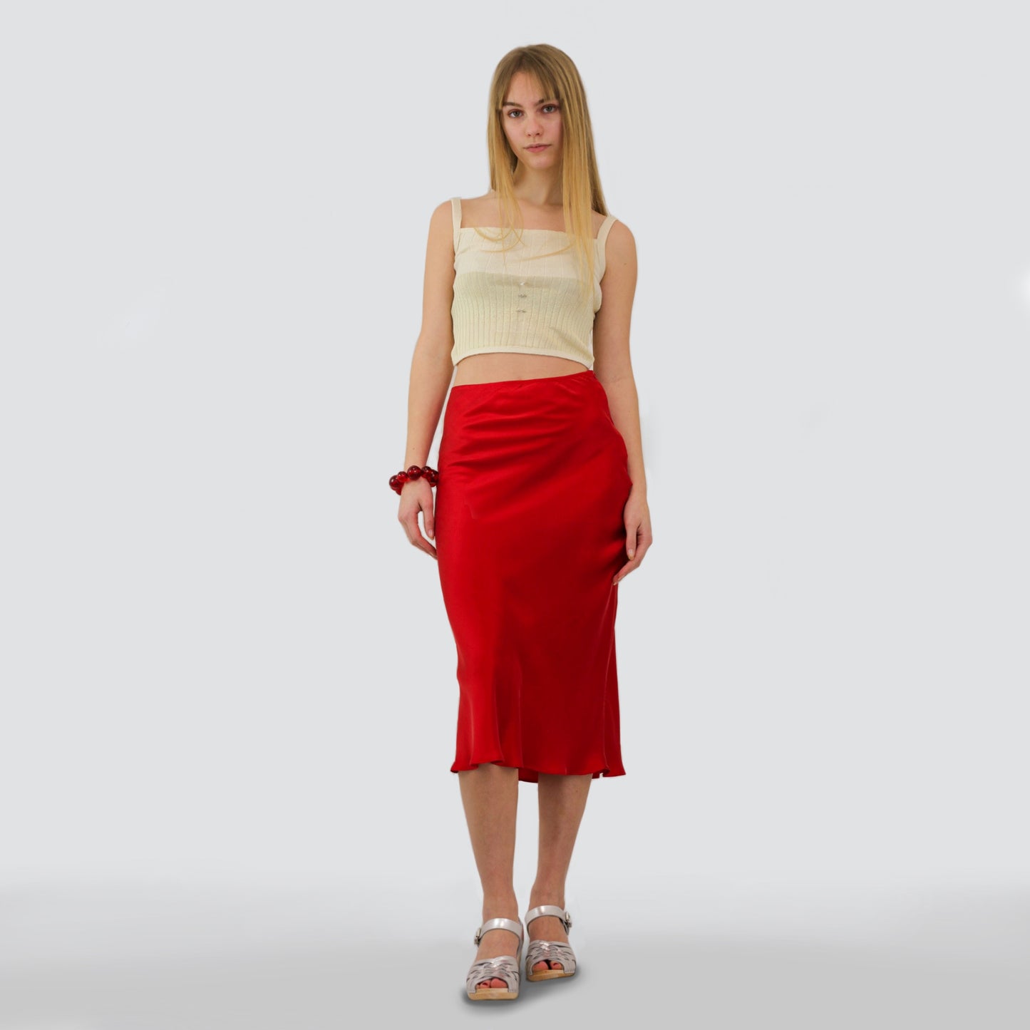 Silk Slip Skirt
