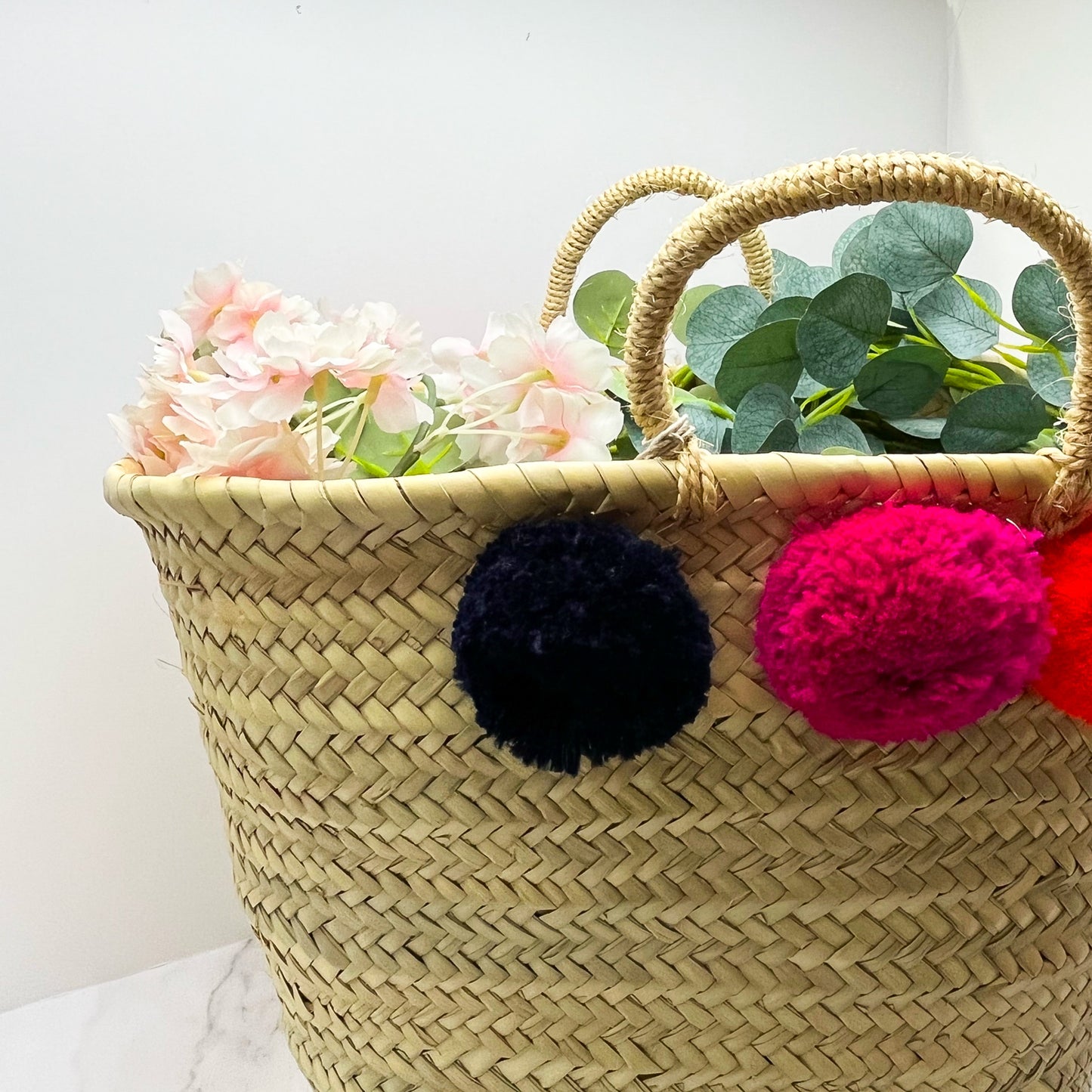 3 PomPom Basket