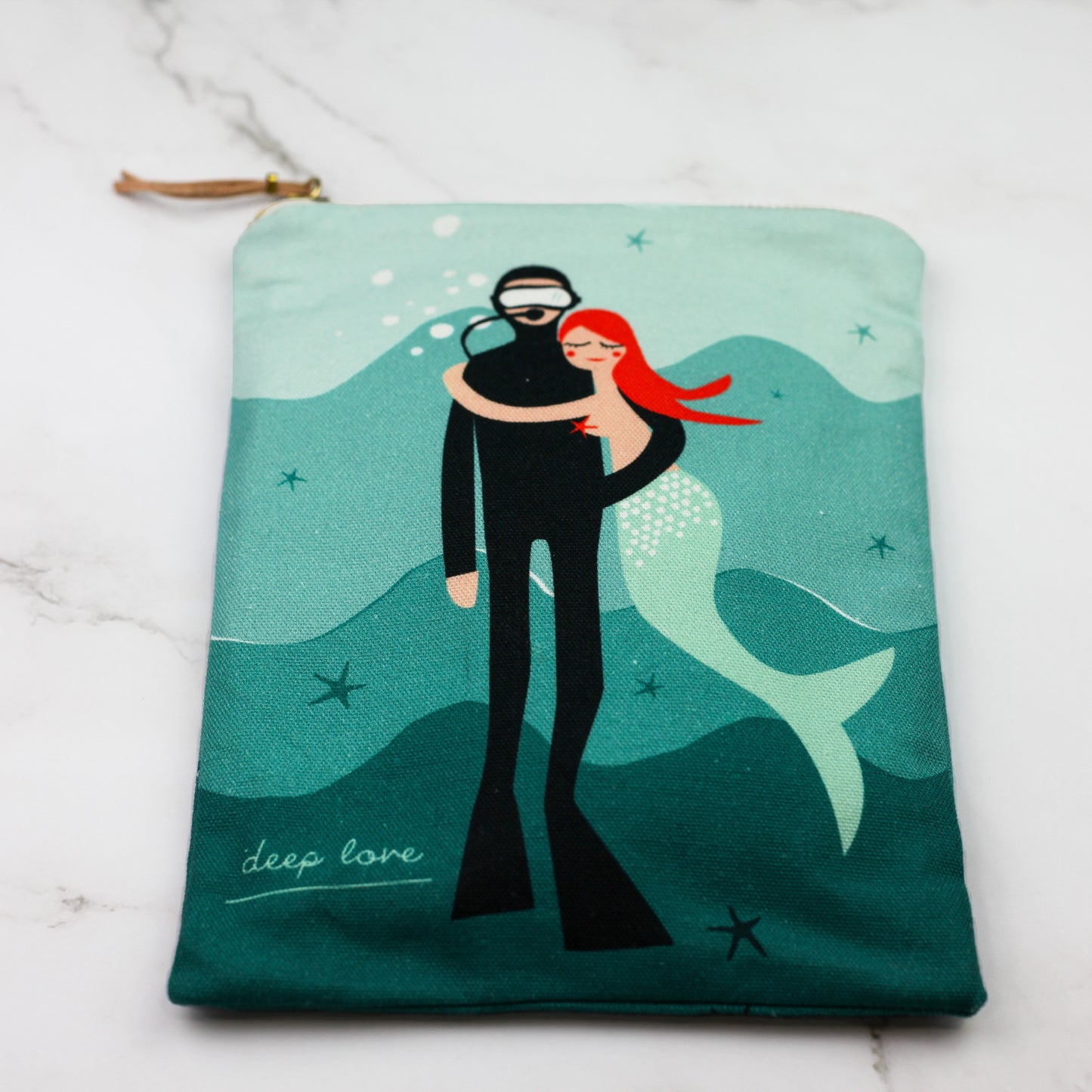 Mermaid + Diver Pouch