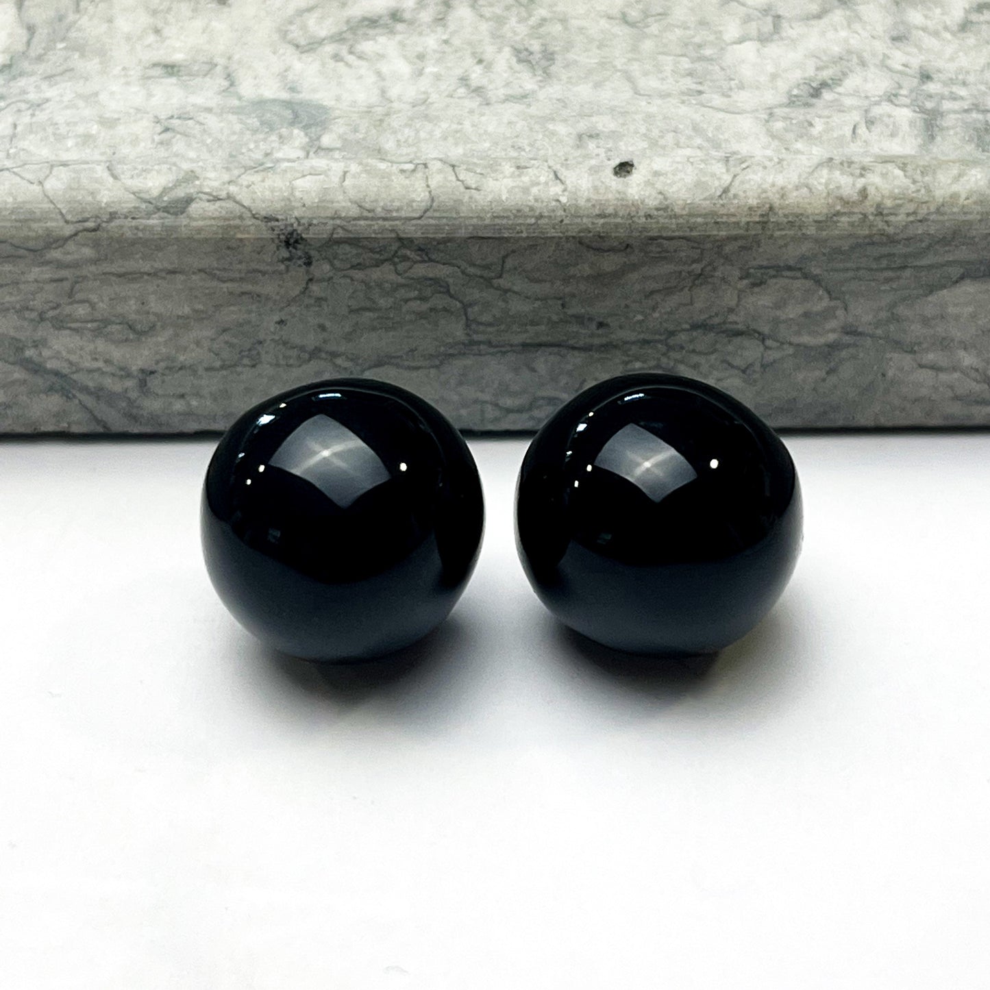 Ball Stud Resin Earrings