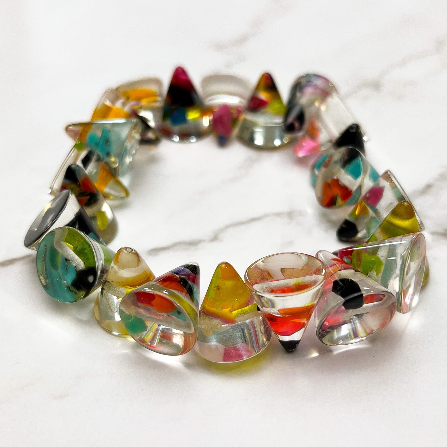 Elastic Cone Bracelet