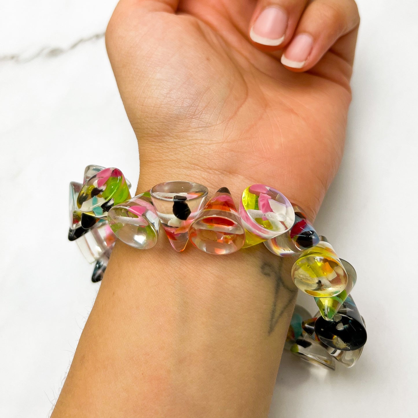 Elastic Cone Bracelet