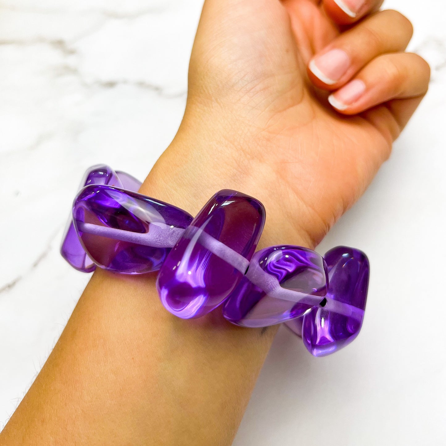 Flintstone Diamonds Bracelet