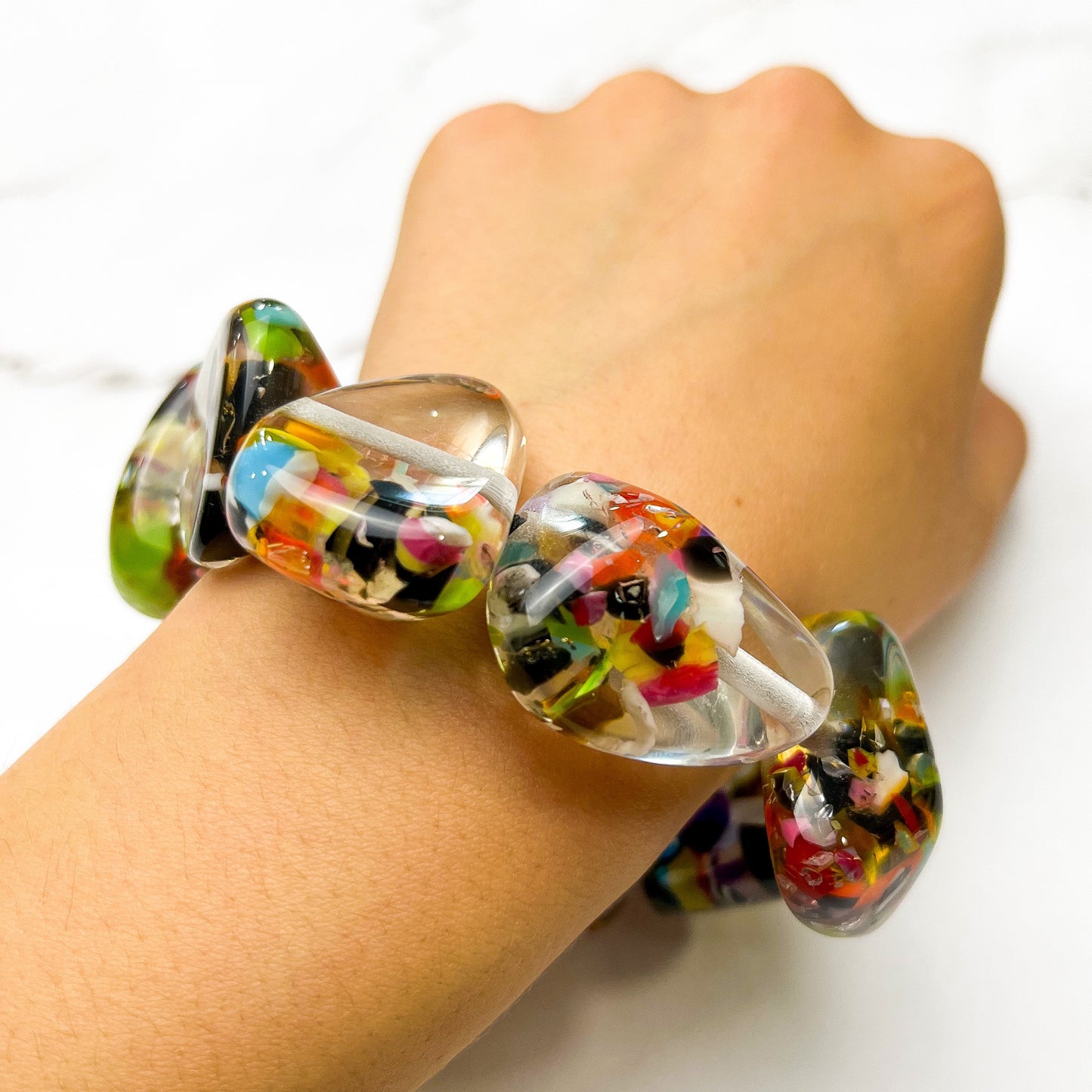 Flintstone Diamonds Bracelet