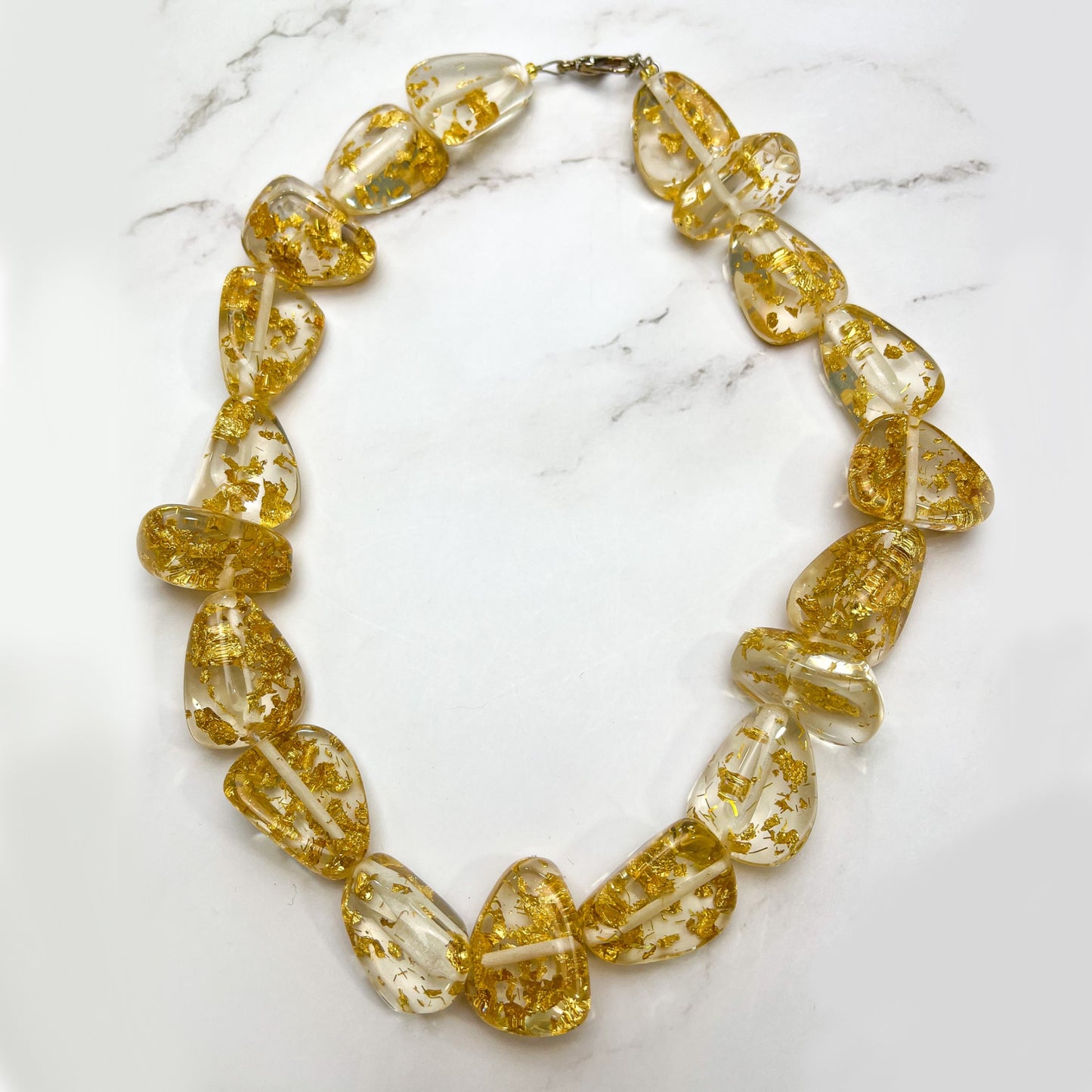 Flintstone Bone 'Diamonds' Necklace