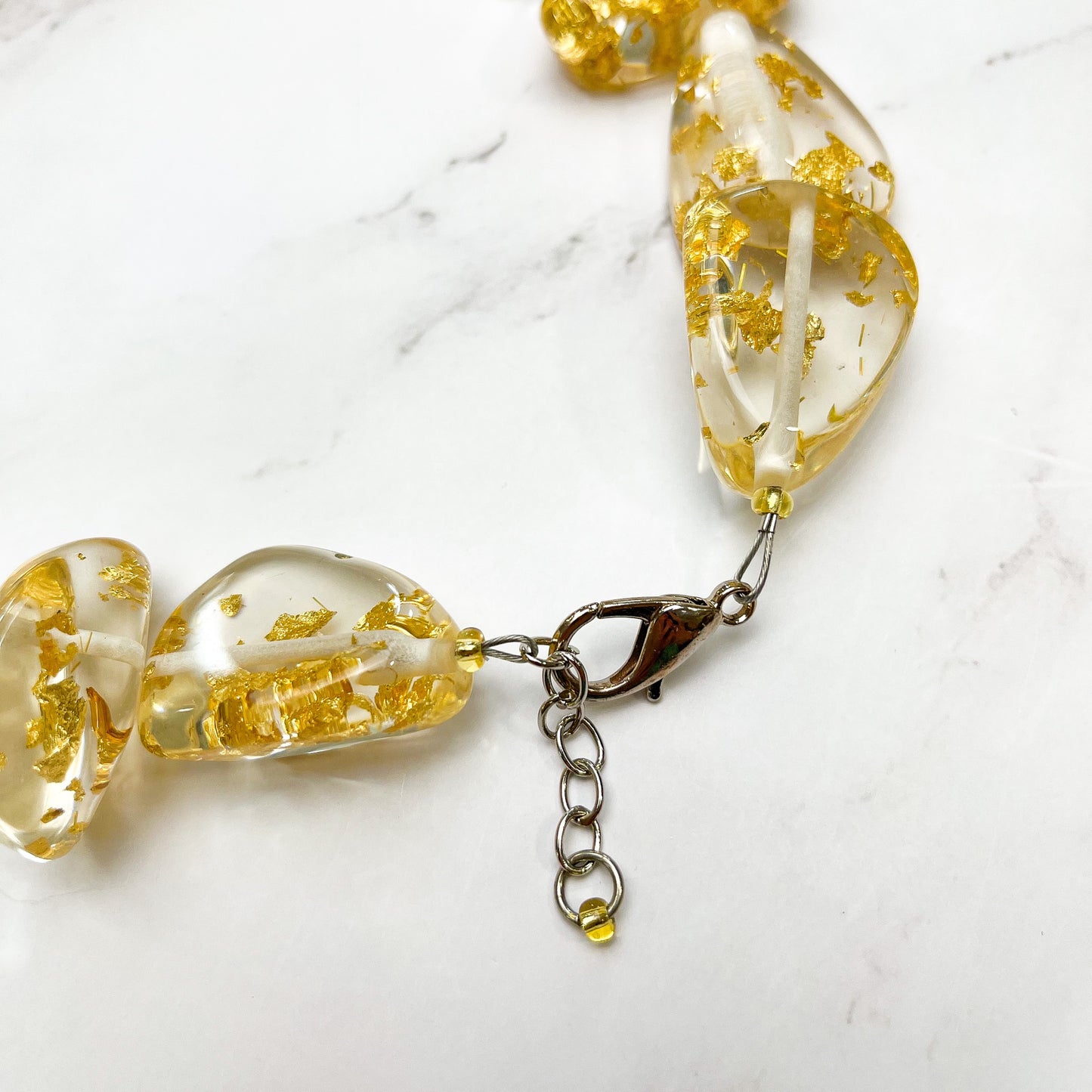 Flintstone Bone 'Diamonds' Necklace