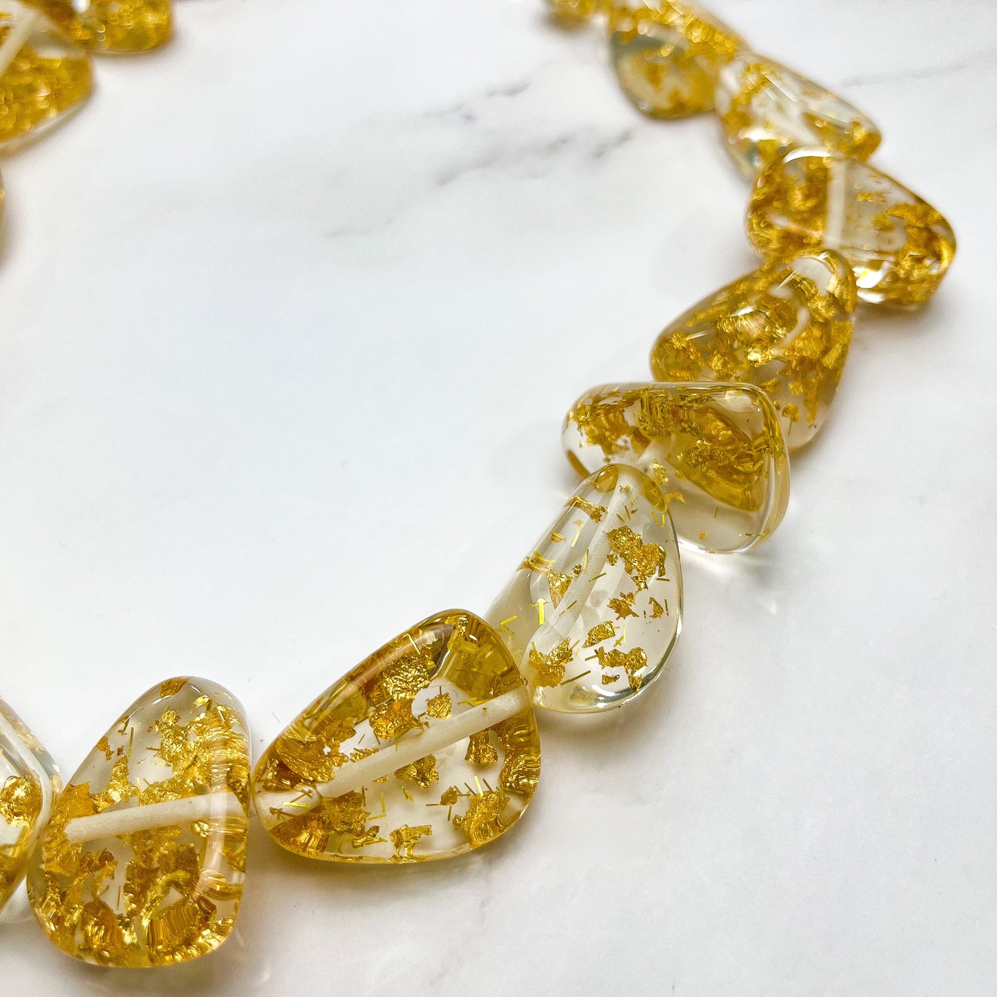 Flintstone Bone 'Diamonds' Necklace