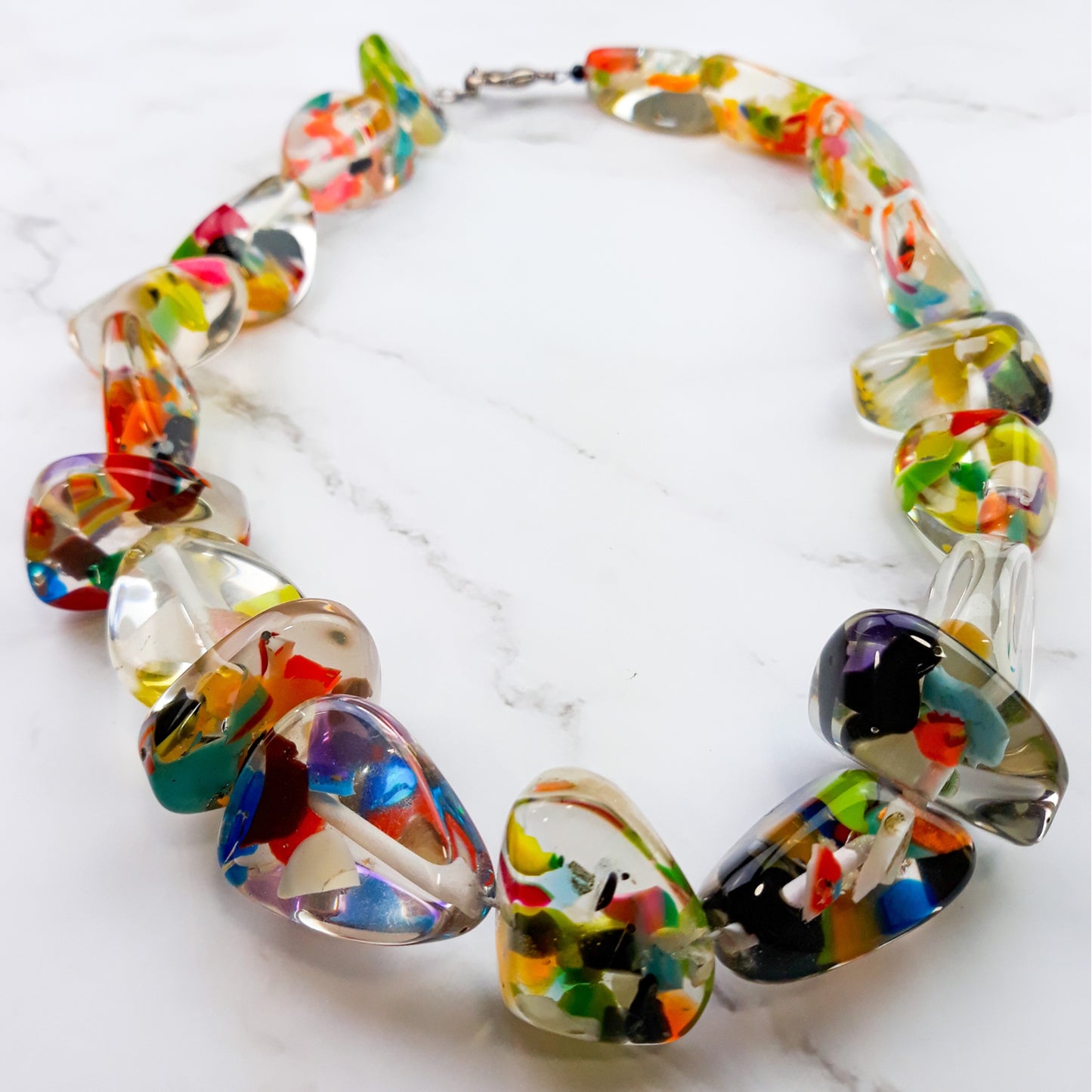 Flintstone Bone 'Diamonds' Necklace
