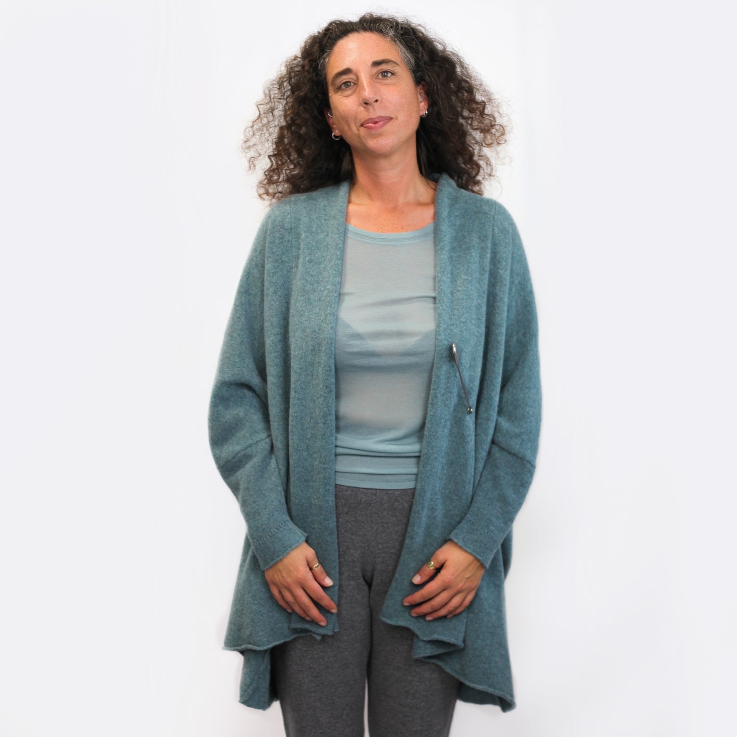 100% Marino Lambswool Handmade Cardi Coat