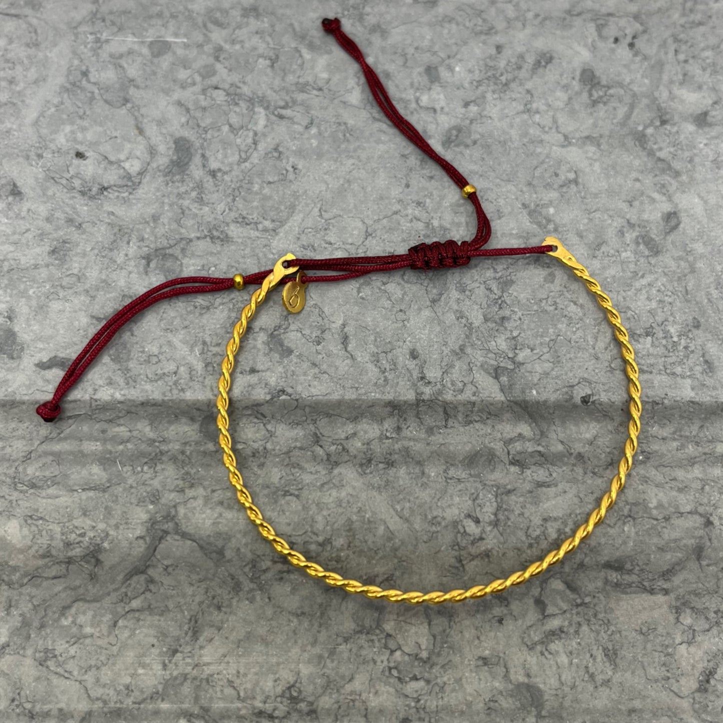 Gold Luna Twist Bracelet