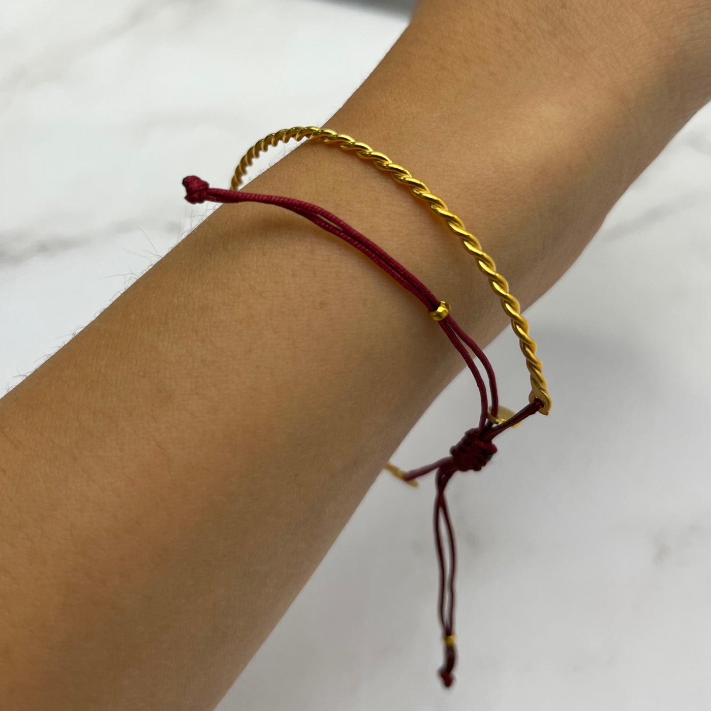 Gold Luna Twist Bracelet
