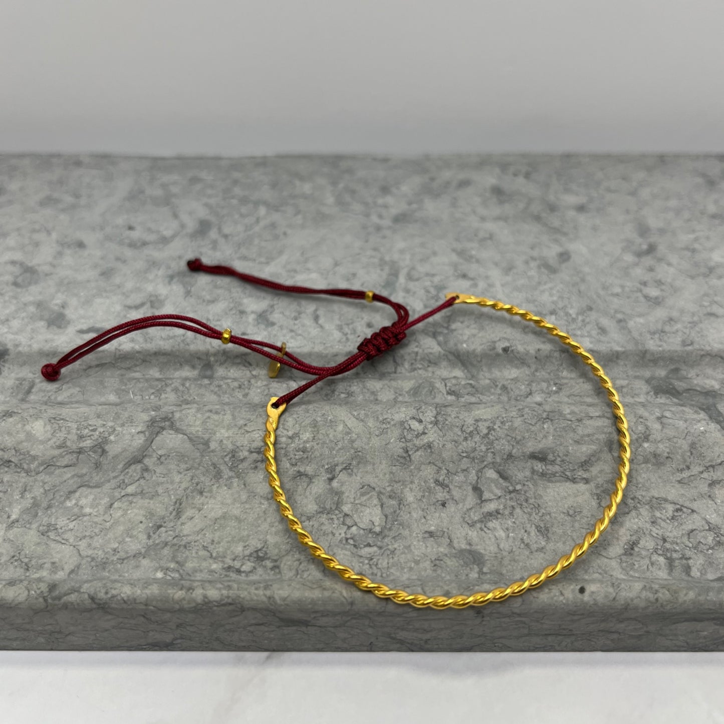 Gold Luna Twist Bracelet