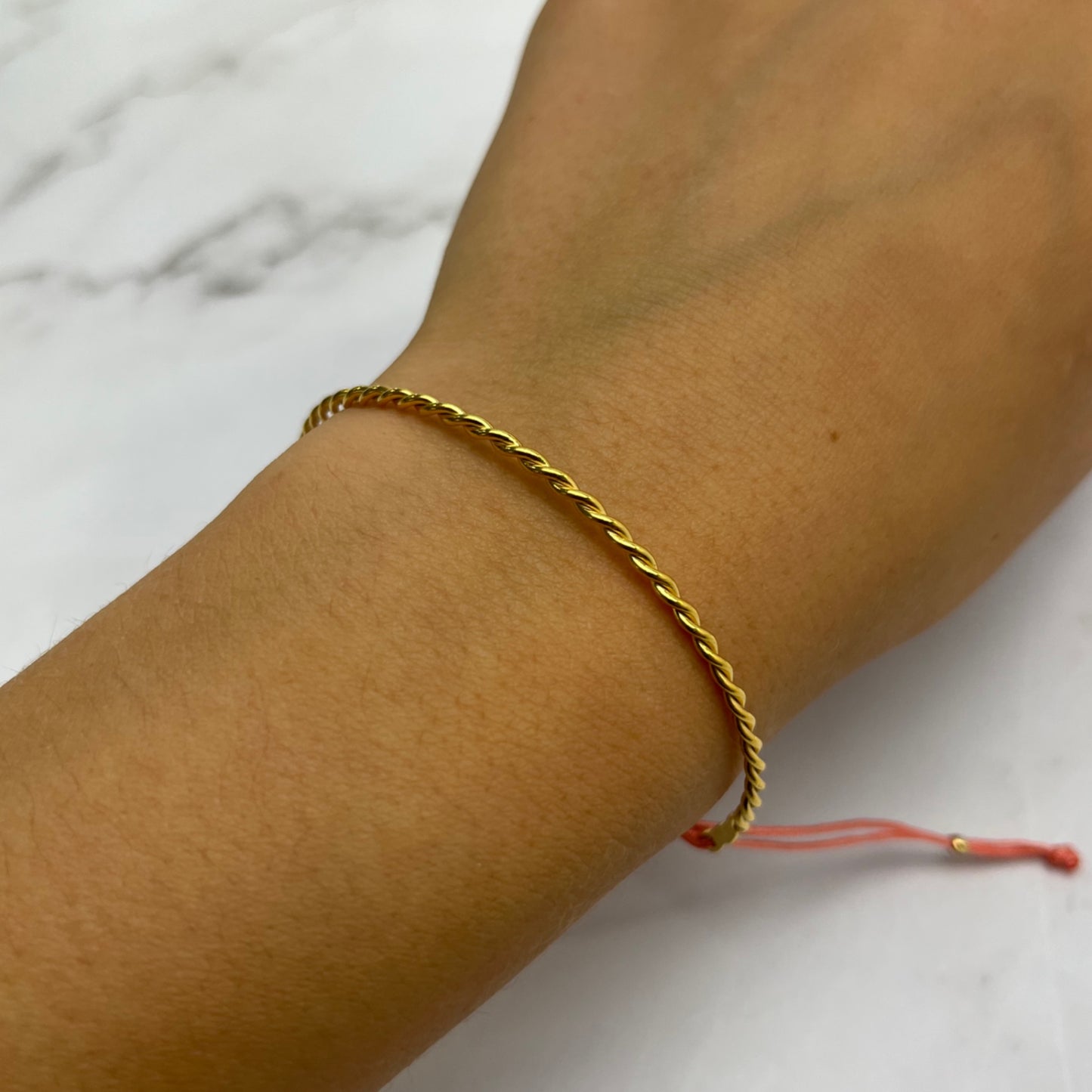 Gold Luna Twist Bracelet