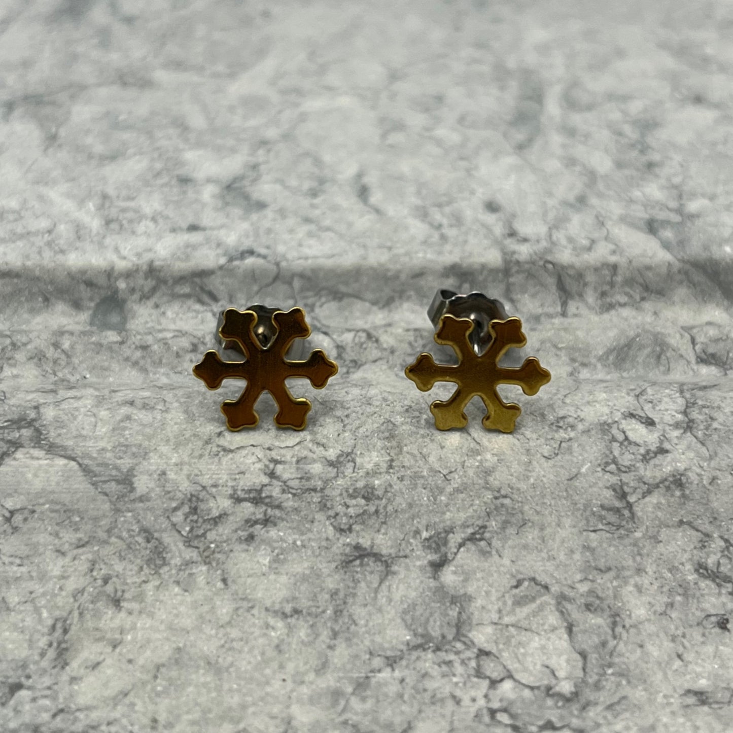 Snowflake Studs Earrings