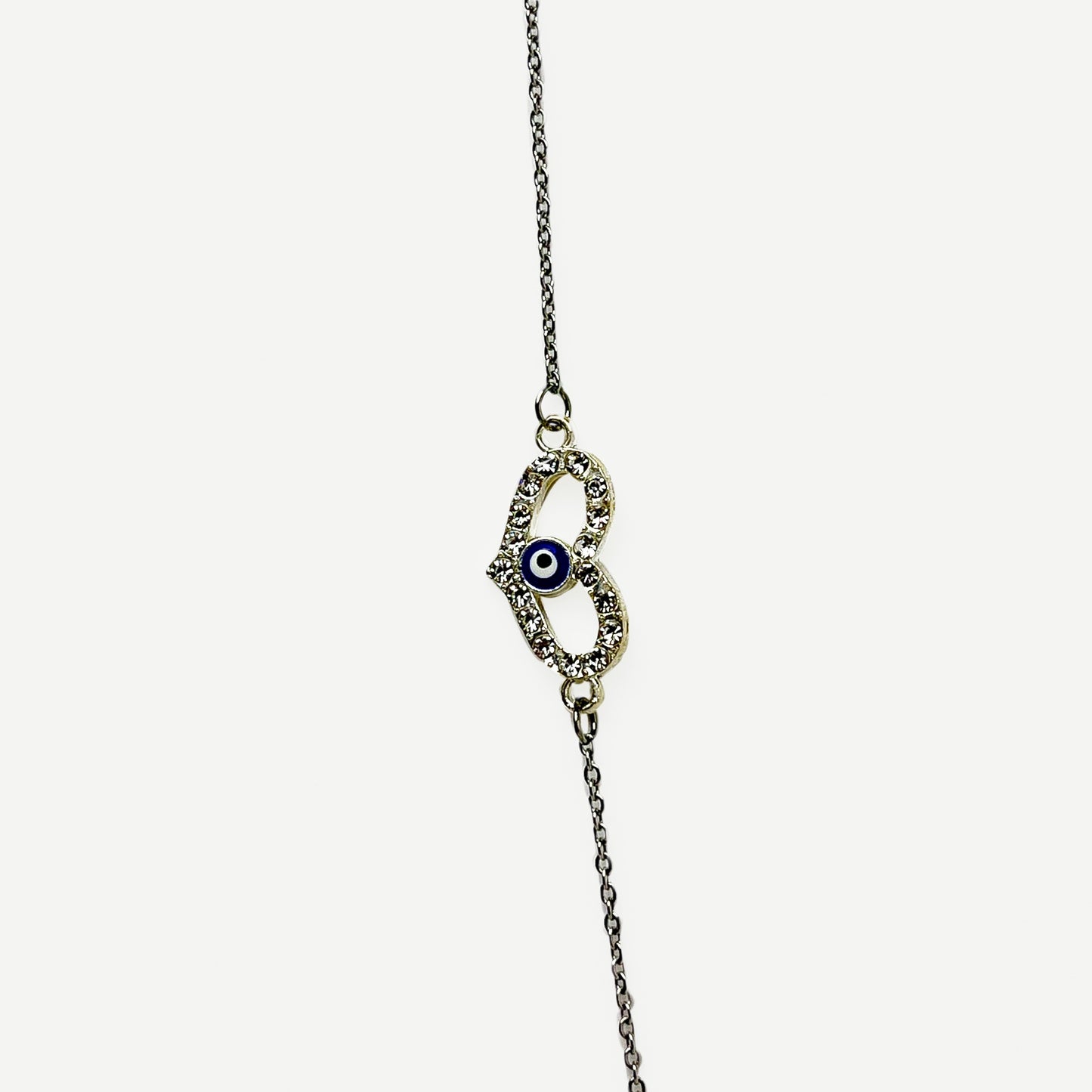 Heart and Evil-Eye Glasses Chain