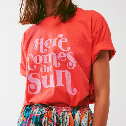 Here Comes The Sun Short Sleeve T. Shirt