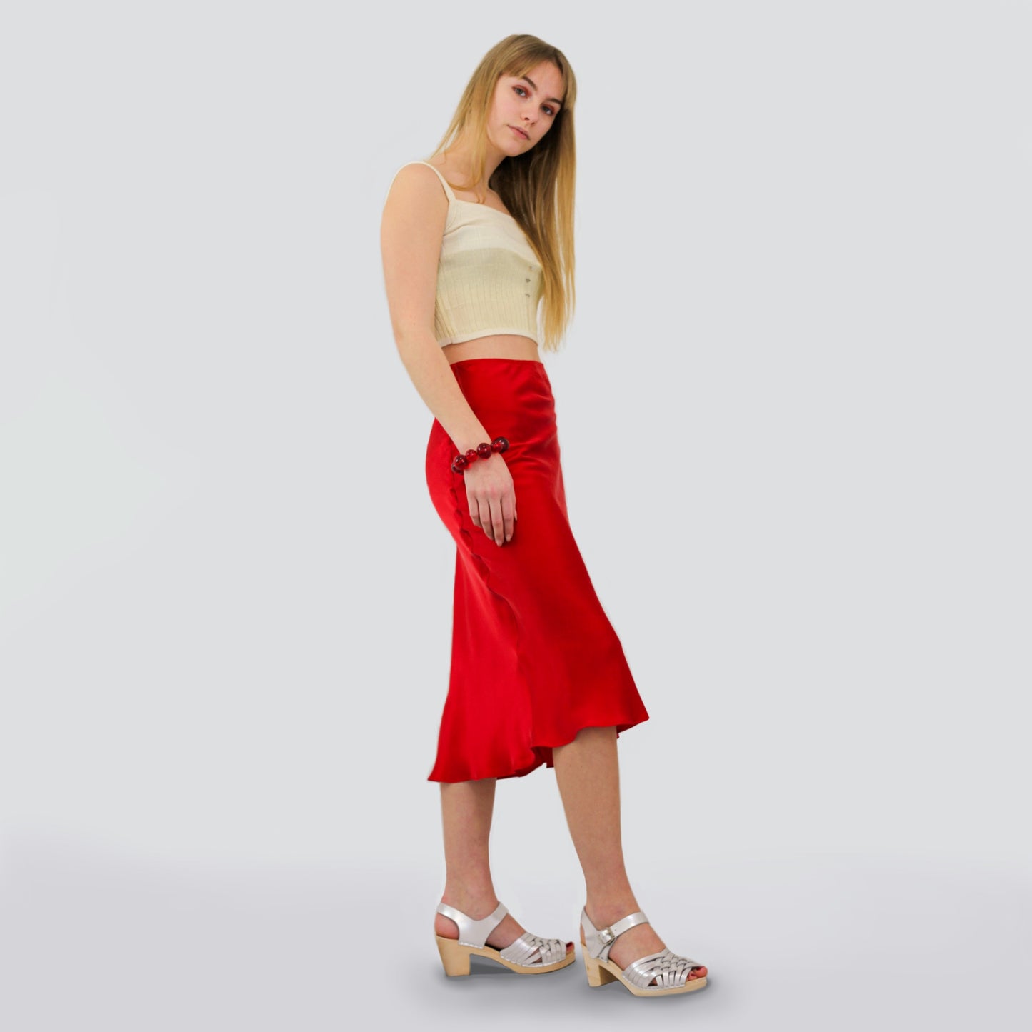 Silk Slip Skirt