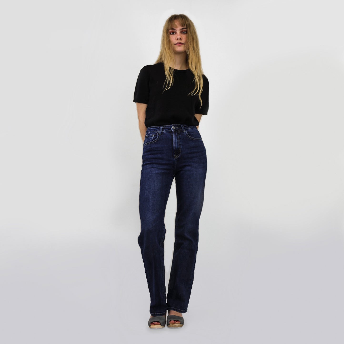 High Rise Mom Fit Jeans