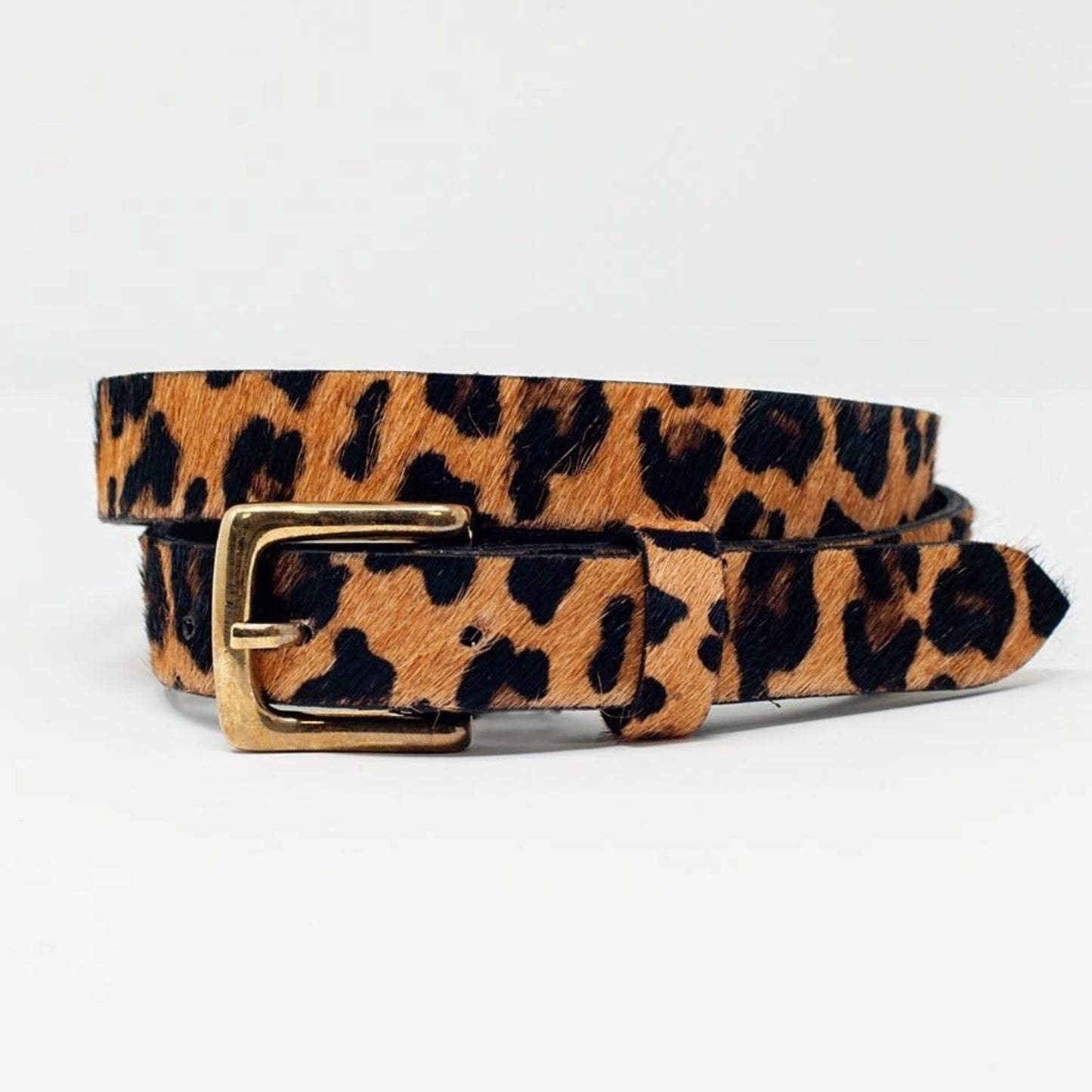 Leopard Print Belt