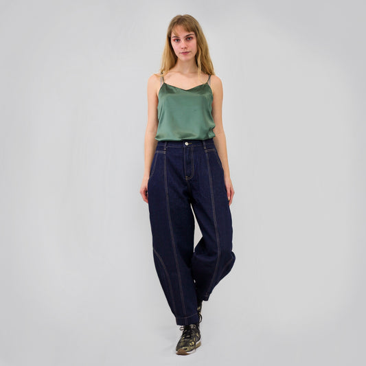 High Rise Balloon Jeans