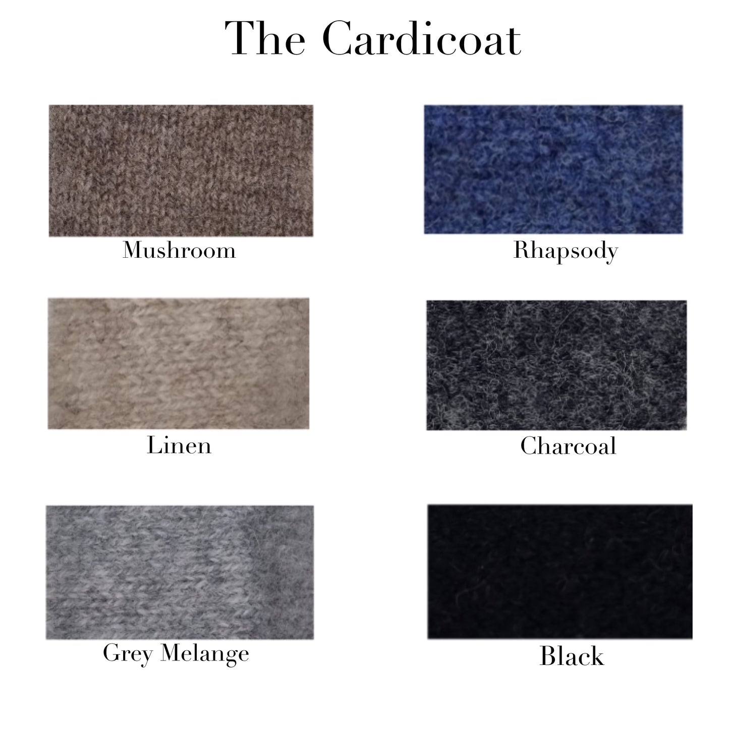 100% Marino Lambswool Handmade Cardi Coat