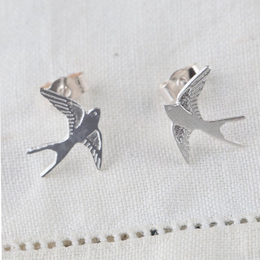 Swallow Stud Earrings