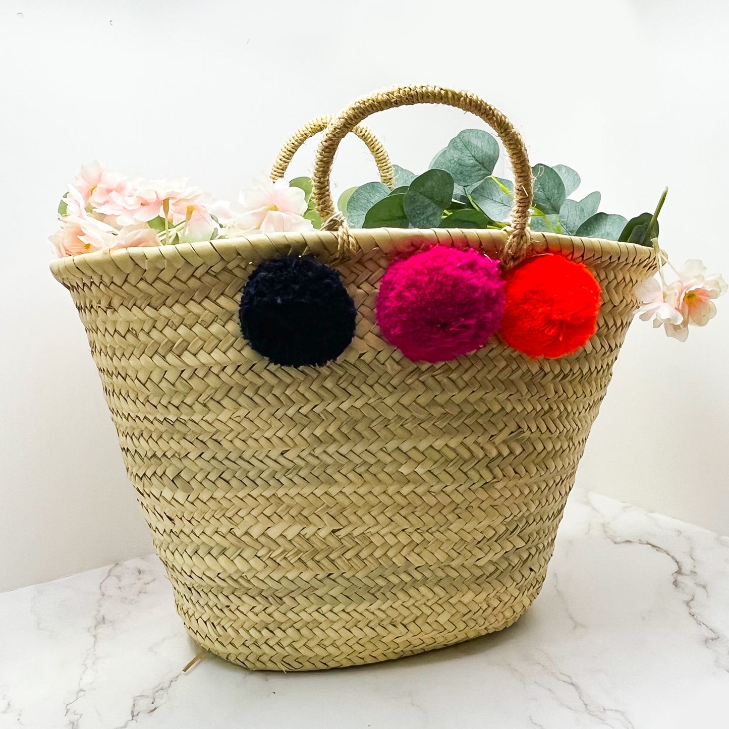 3 PomPom Basket