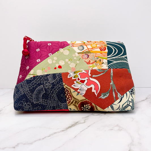 Patchwork Silk Pouch