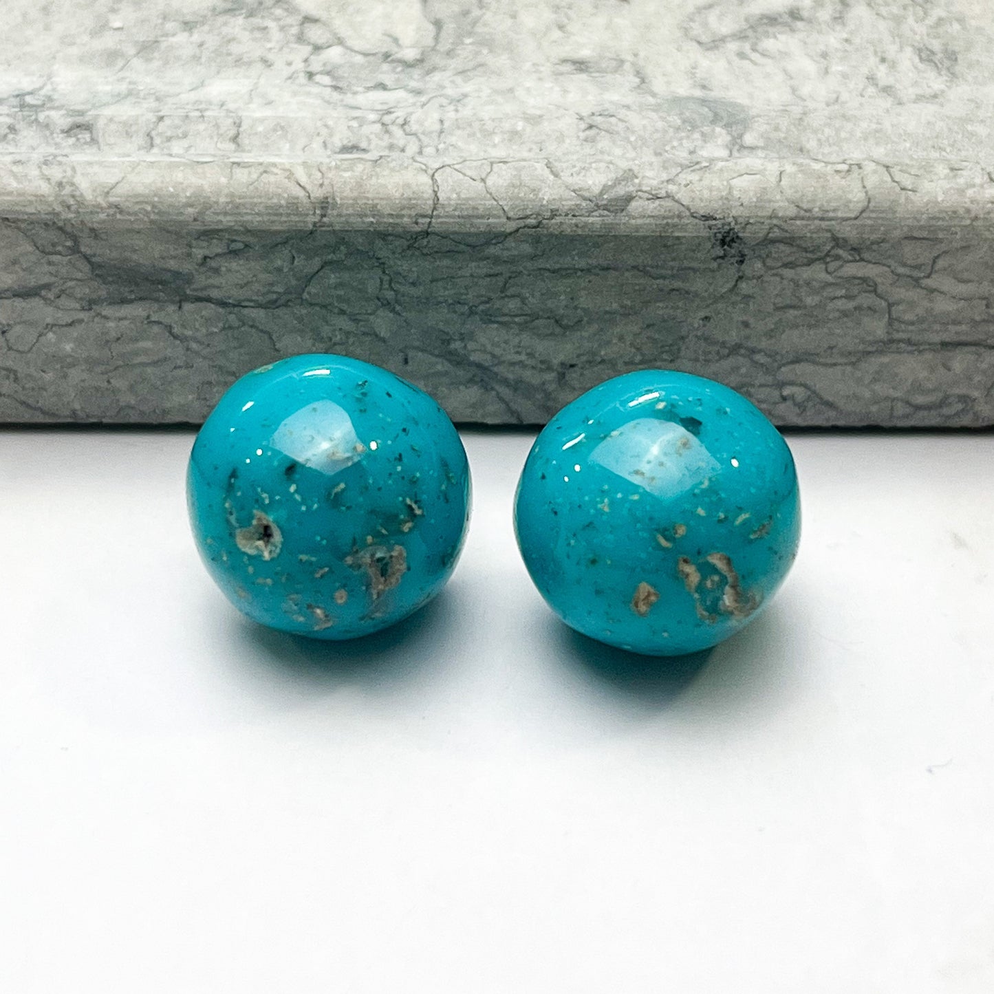 Ball Stud Resin Earrings