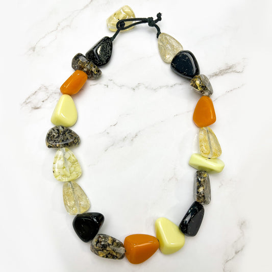 Flintstone Bone 'Diamonds' Necklace