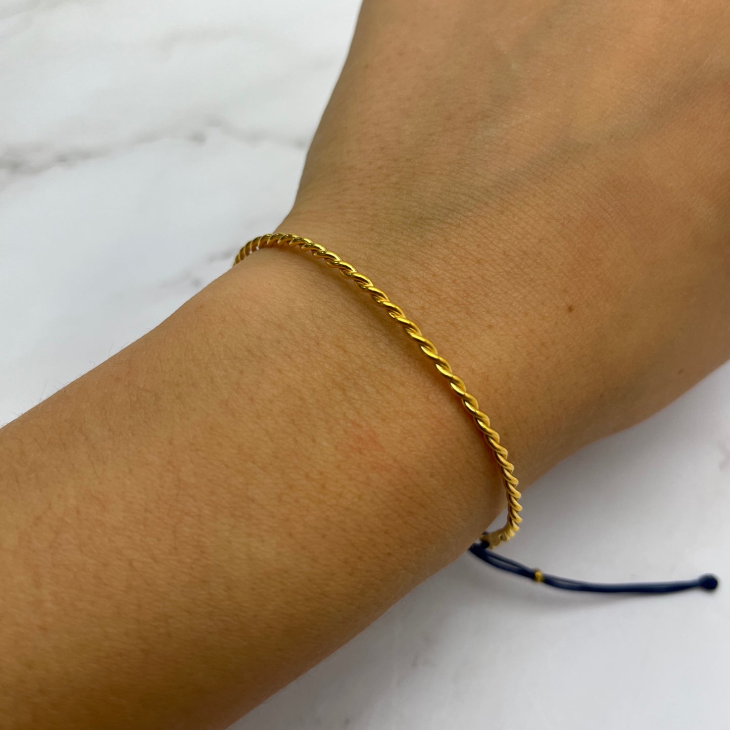 Gold Luna Twist Bracelet