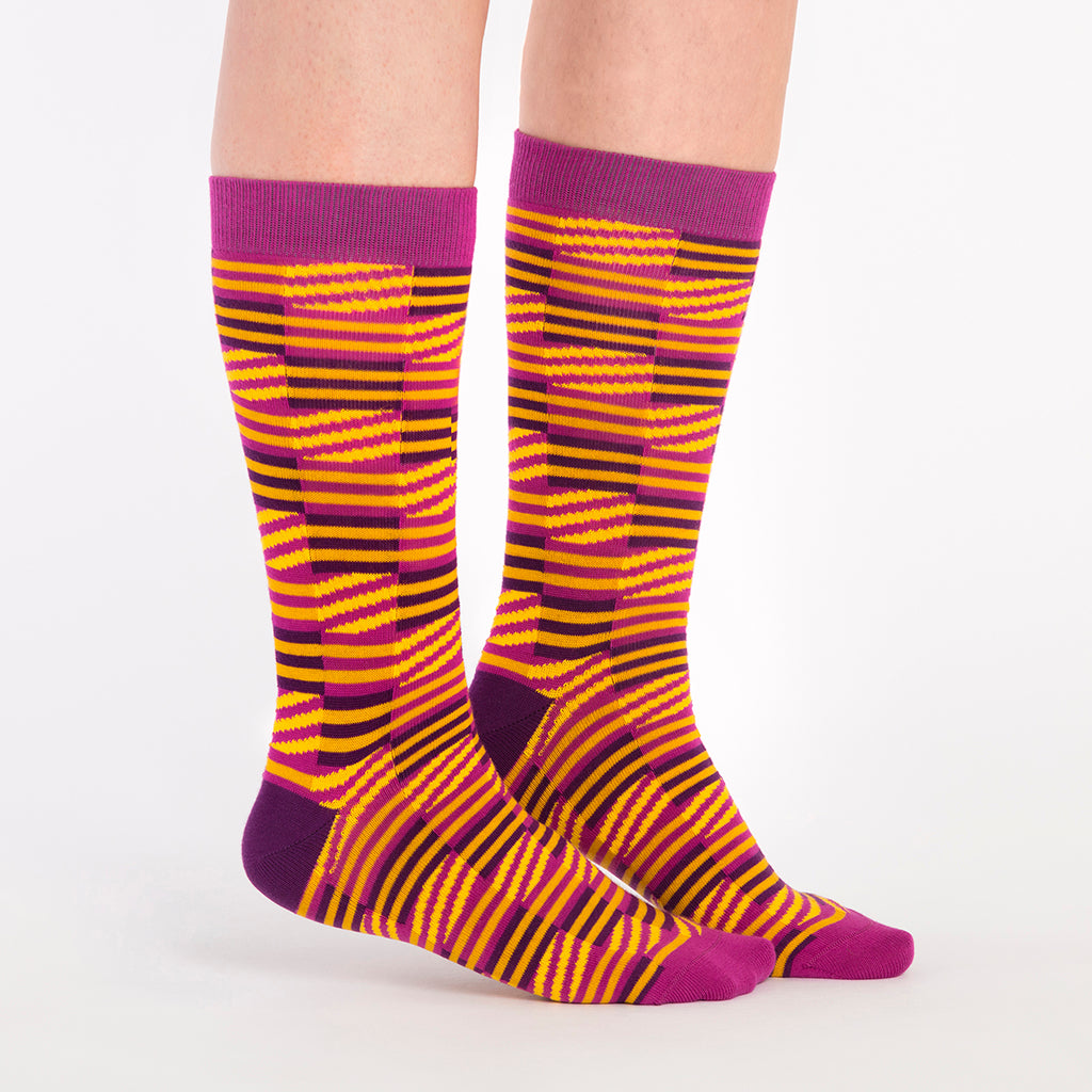 Stripy Gift Box Socks