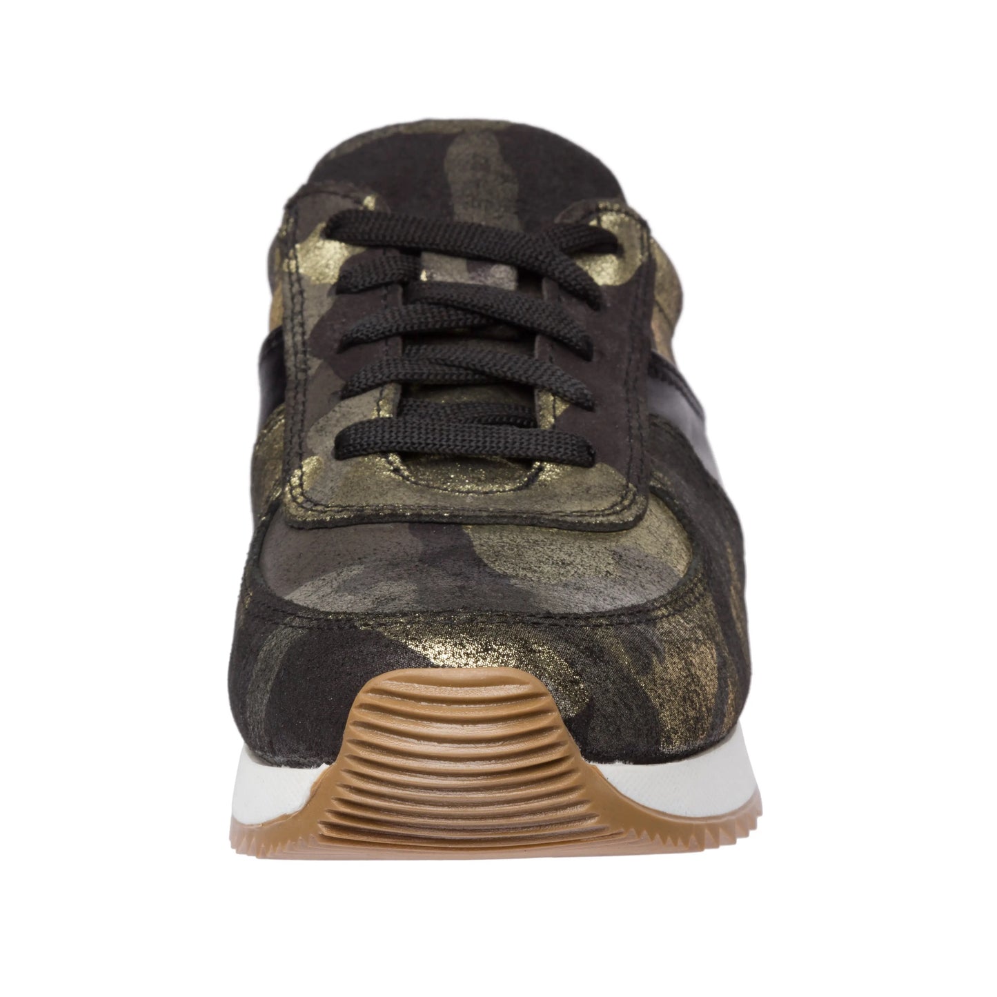 Black & Gold Camouflage Sneakers